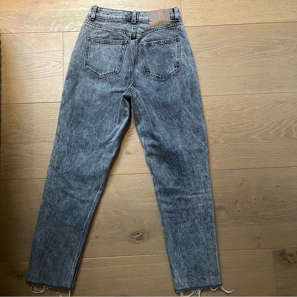 Grey high waist Zara denim jeans - Picture 2 of 4
